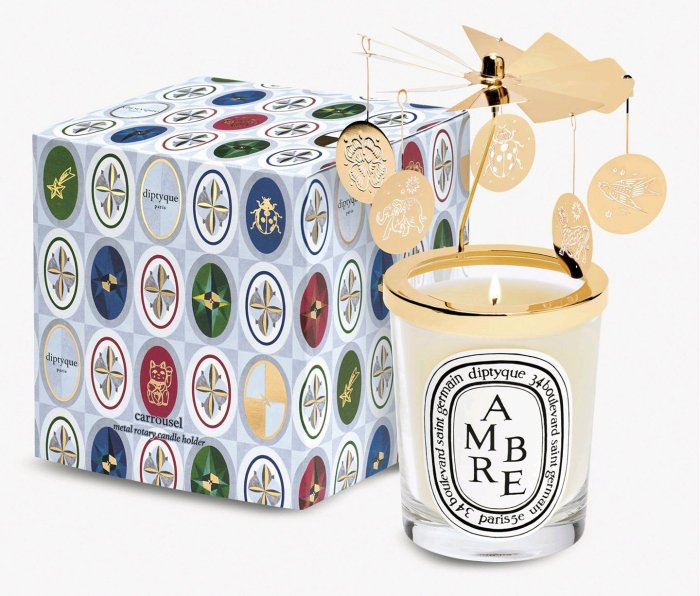 Diptyque 2019 聖誕限定 旋轉燭罩 聖誕燭罩 190g 限量 大 旋轉蠟燭罩 香氛蠟燭 旋轉木馬