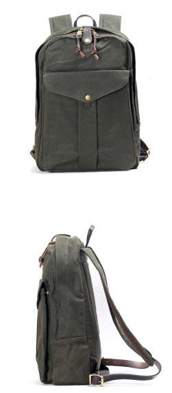 復刻 FILSON 70307 Journeyman Backpack  上蠟帆布 後背包