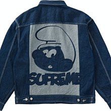 【日貨代購CITY】2020AW SUPREME SMURFS DENIM TRUCKER JACKET 藍色小精靈現貨