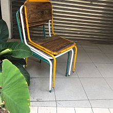 【 一張椅子 】Old School 法國復古LOFT工業風學生椅 作舊課桌椅 Vintage School Chair