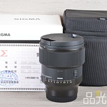 【品光數位】SIGMA 85mm F1.4 DG DN 公司貨 FOR E-mount #125094T