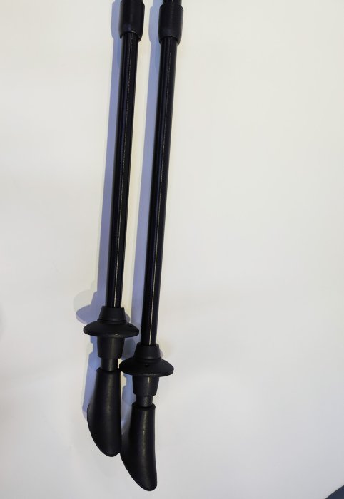 ISUN 宜山 台灣製造 超輕量航太鋁合金 兩節伸縮健走杖 (一組兩支) 北歐式健走杖