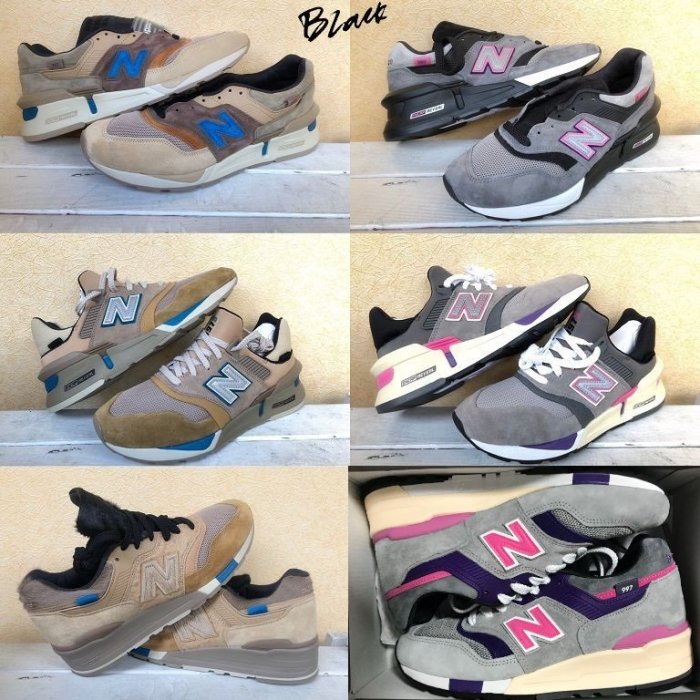 BLACK極新KITH x NONNATIVE x NEW BALANCE 美製997S大地色沙色奶茶色慢跑鞋