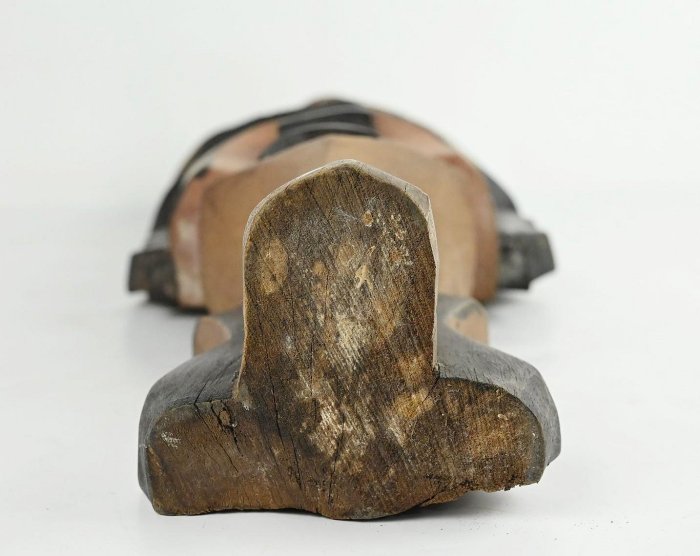 《玖隆蕭松和 挖寶網P》B倉 木製 雕刻 土著 面具 擺件 擺飾 重約 1.8kg  (07871)