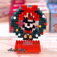 Ariel's Wish-日本東京迪士尼Disney聖誕節禮物耶誕花圈米奇雪人耶誕花圈DIY手做樂高LEGO積木-絕版