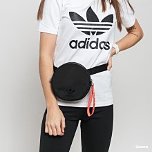 【Dr.Shoes 】Adidas originals ROUND WAIST BAG 圓滾包 腰包 黑色 FL9617