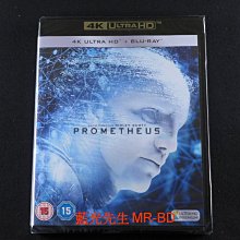 [藍光先生UHD] 普羅米修斯 UHD+BD 雙碟限定版 Prometheus