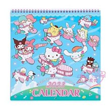 ♥小花花日本精品♥Hello Kitty 史努比 2023年 年曆 月曆 壁曆L 掛曆~3