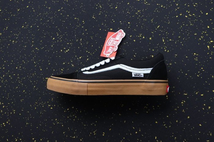 vans old skool pro 麂皮 帆布 焦糖底 黑白 低筒 滑板鞋 ultracush鞋墊 男女