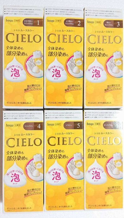 日本代購 宣若 CIELO  白髮專用 泡沫染髮劑