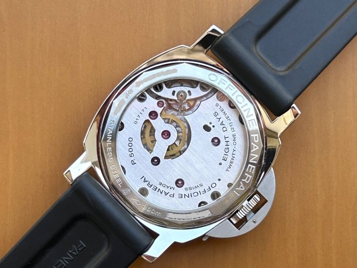 飛馬當舖 PANERAI 沛納海 2015保單 Luminor PAM560 八日鍊 透背 三明治面盤 44mm 9成5新