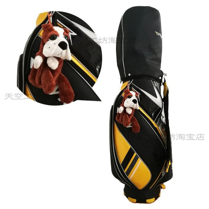 現貨熱銷-可愛動物高爾夫球桿包小球袋 配件袋 小球包 裝球包 球場收納小包 (null)