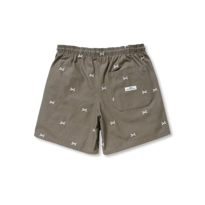 全新現貨WTAPS 22SS SEAGULL 03/SHORTS/OXFORD.TEXTILE 滿版骨頭短褲