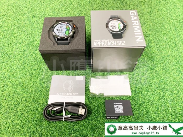 小鷹小舖] GARMIN Approach S62 全中文高爾夫GPS多功能腕錶GPS快速定位