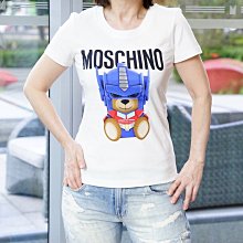 Moschino Teddy Bear T 變型金剛熊 T 白 合身版