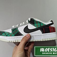 南🔥2023 1月 NIKE DUNK LOW RETRO PRM 休閒 男款 格紋 紅綠 DV0827-100