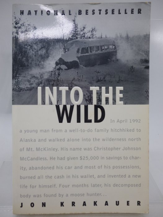 【月界二手書店】Into the Wild（阿拉斯加之死電影原著）_Jon Krakauer　〖外文小說〗DBZ