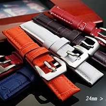 【時間探索】 Panerai 沛納海 代用 進口高級錶帶彩色款 ( 24mm.22mm )