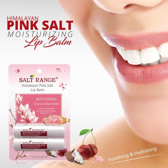 美國 Salt Range [ 喜馬拉雅鹽礦帶護唇膏 ] Himalayan Pink Salt lip balm 全新