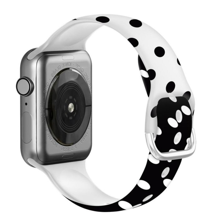 森尼3C-於蘋果錶帶潮牌印花錶帶 APPLE WATCH 7/6/SE/5/4/3/2代通用新款運動矽膠 可愛-品質保證