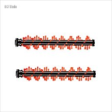 必勝 Bissell Crossware地毯刷(1入) 膠刷滾輪1934,1868,17135【居家達人VBSS002】