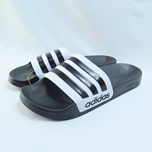 ADIDAS ADILETTE SHOWER 男女款 運動拖鞋 GZ9508 大尺碼 黑白【iSport愛運動】