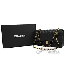 【茱麗葉精品】預購商品 CHANEL A01112 Flap Coco 菱格小牛皮斜背金鍊包.黑 25cm 預購無現貨