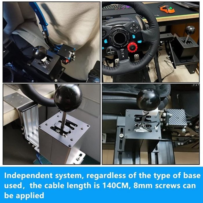 賽車遊戲 PC USB H 變速桿, 用於 Logitech, 用於 Thrustmaster T300RS / GT-飛馬汽車