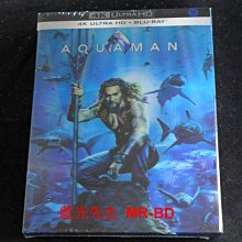 [4K-UHD藍光BD] - 水行俠 Aquaman UHD+BD 雙碟閃卡精裝鐵盒版
