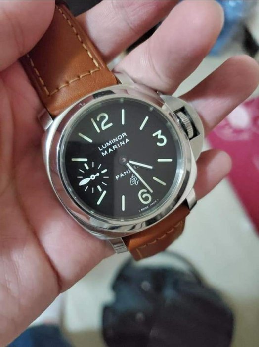 【已交流】沛納海 Pam 1005 Panerai pam1005 LUMINOR MARINA pam01005 黑面 手上鍊