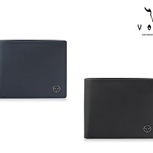 【寧寧精品*台中皮件專賣店】沃汎 VOVA 10卡附拉鍊真皮皮夾 黑/藍 834-1