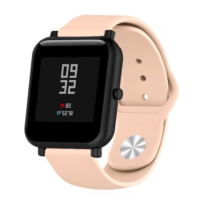 小米Amazfit Bip Strap華米米動青春版 運動軟腕帶 矽膠快拆手錶帶