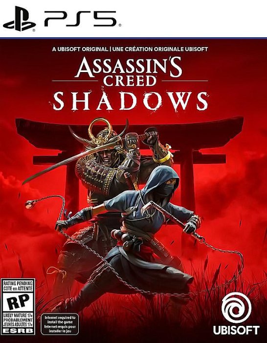 【預購商品】PS5 刺客教條 暗影者 ASSASSINS CREED SHADOWS 中文版 內附首批特典【台中恐龍電玩】