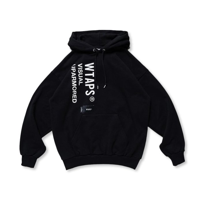 全新現貨WTAPS 22AW VISUAL UPARMORED HOODY COTTON 大字體非目錄帽踢