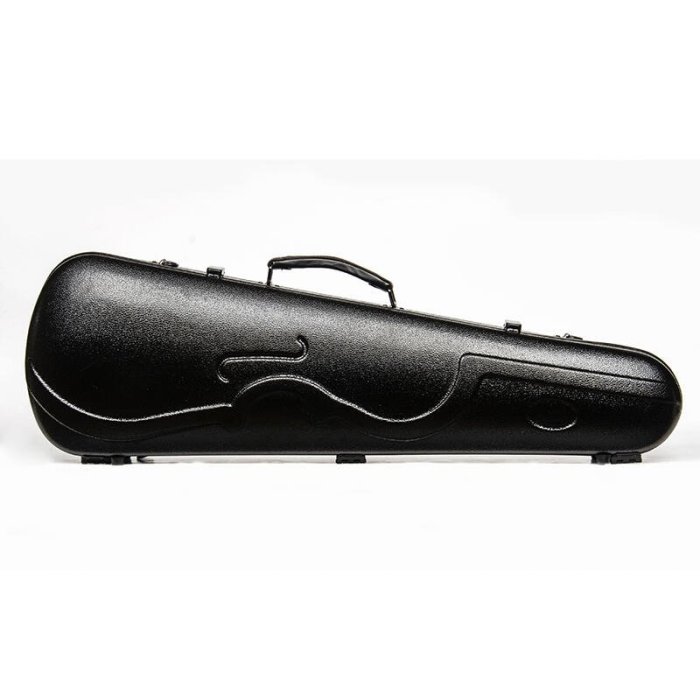 【臺灣優質樂器】小提琴琴盒 黑色提琴輪廓 三角琴盒 防水防潮 44尺寸