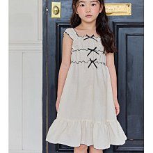 XS~XL ♥洋裝(CREAM) DAILY BEBE-2 24夏季 DBE240430-122『韓爸有衣正韓國童裝』~預購