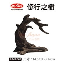 微笑的魚水族☆MR.水族先生【修行之樹-造景飾品 14.5 X 9.2 X 14cm】R-MR-069