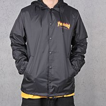 【HYDRA】Thrasher Flame Hooded Coach Jacket 連帽 教練外套 火焰【TS46】