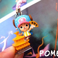 Pomer 日本帶回正品京都金閣寺限定one Piece 海賊王可愛喬巴拿扇立體公仔造型紐根付手機吊飾 Yahoo奇摩拍賣