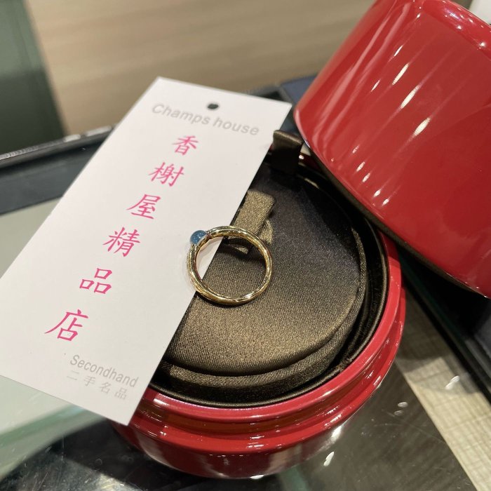 ⭐️ 香榭屋精品店 ⭐️ Pomellato 義大利品牌 寶曼納多 拓帕石鑽石18K玫瑰金戒指💍 (XC0148)