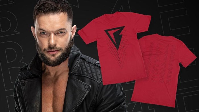 [美國瘋潮]正版WWE Finn Balor BC4E Authentic T-Shirt 俱樂部精神長存最新紅色款衣服