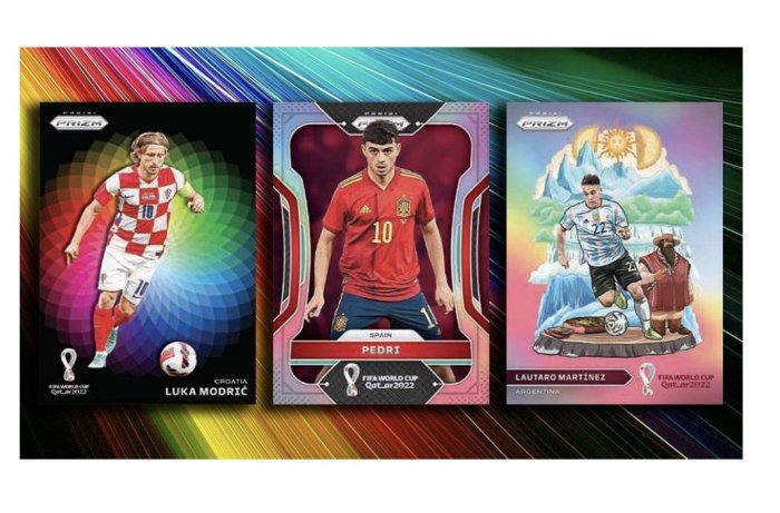 全新 2022 Panini Prizm FIFA World Cup Soccer Blaster 世界杯足球卡盒