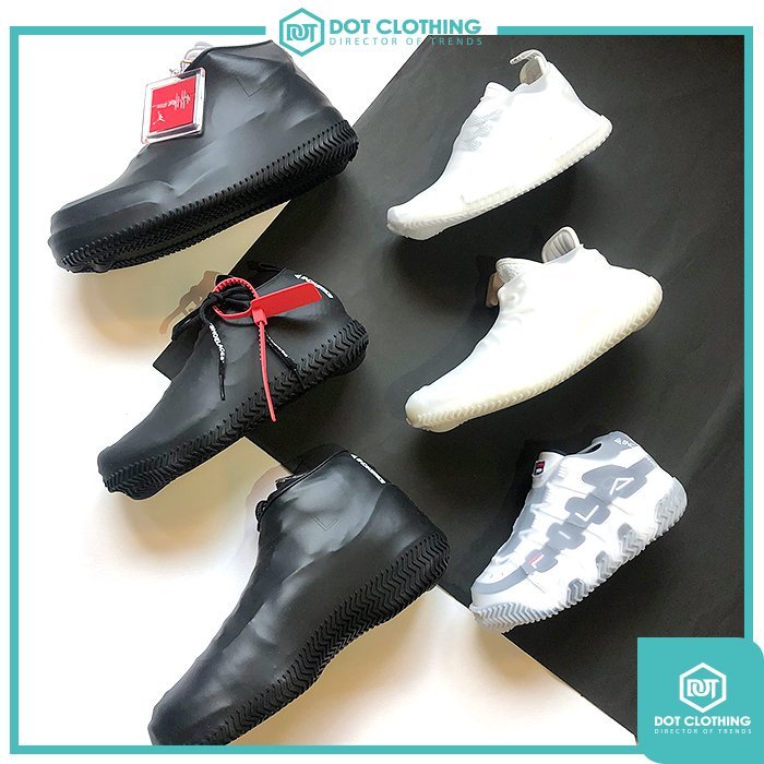 【 限時下殺】DOT聚點 Sneaker Mob COVER 防滑 止滑 防雨 防水 矽膠 鞋套 雨鞋 黑 白 雨天必備