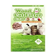 【阿肥寵物生活】Q.PET Wood Cat Litter 松木砂 8L (約4KG)