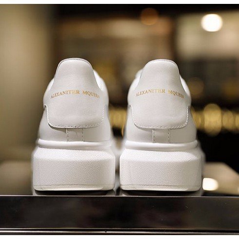 Alexander McQueen小白鞋 休閒鞋 白色厚底運動鞋現貨