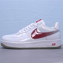 Nike Air Force 1 Taiwan 皮革 白紅紅 漸變鴛鴦勾 休閒運動板鞋 845053-105