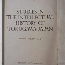 【書寶二手書T1／社會_OQR】Studies in Intellectual History of Tokugawa Japan