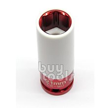 BuyTools-氣動四分長套筒,輪胎專用彩色超薄氣動套筒,防刮傷鋁圈膠套可拆,17 19 21 mm,台灣製造「含稅」