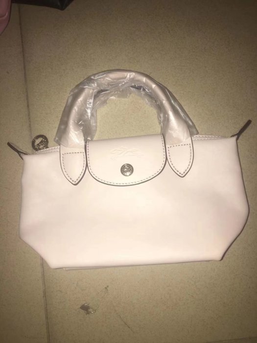 ╭☆包媽子店☆LONGCHAMP mini手提 LE MINI PLIAGE CUIR 羊皮迷你款餃子包