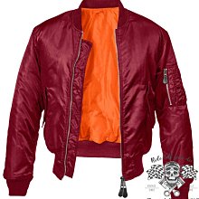 ♛大鬍子俱樂部♛ Brandit ® MA1 Classic 德國 工裝風格 軍裝 經典 美國空軍 防風 飛行外套 紅色